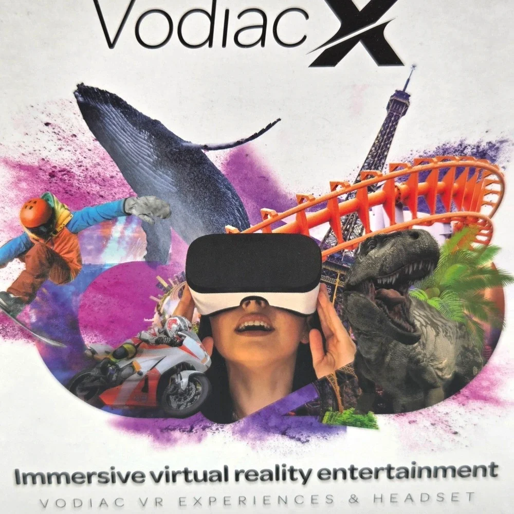 Vodiac X Smartphone VR Headset‎ Immersive Virtual Reality Black White